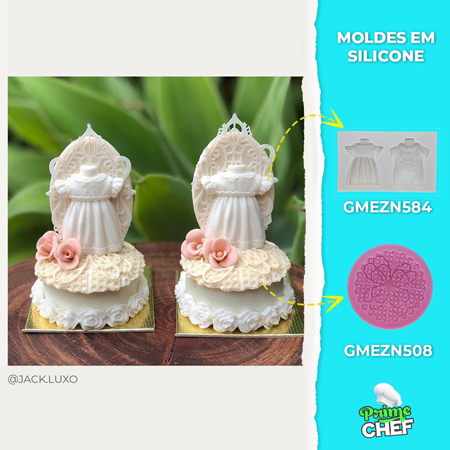 Moldes em silicone